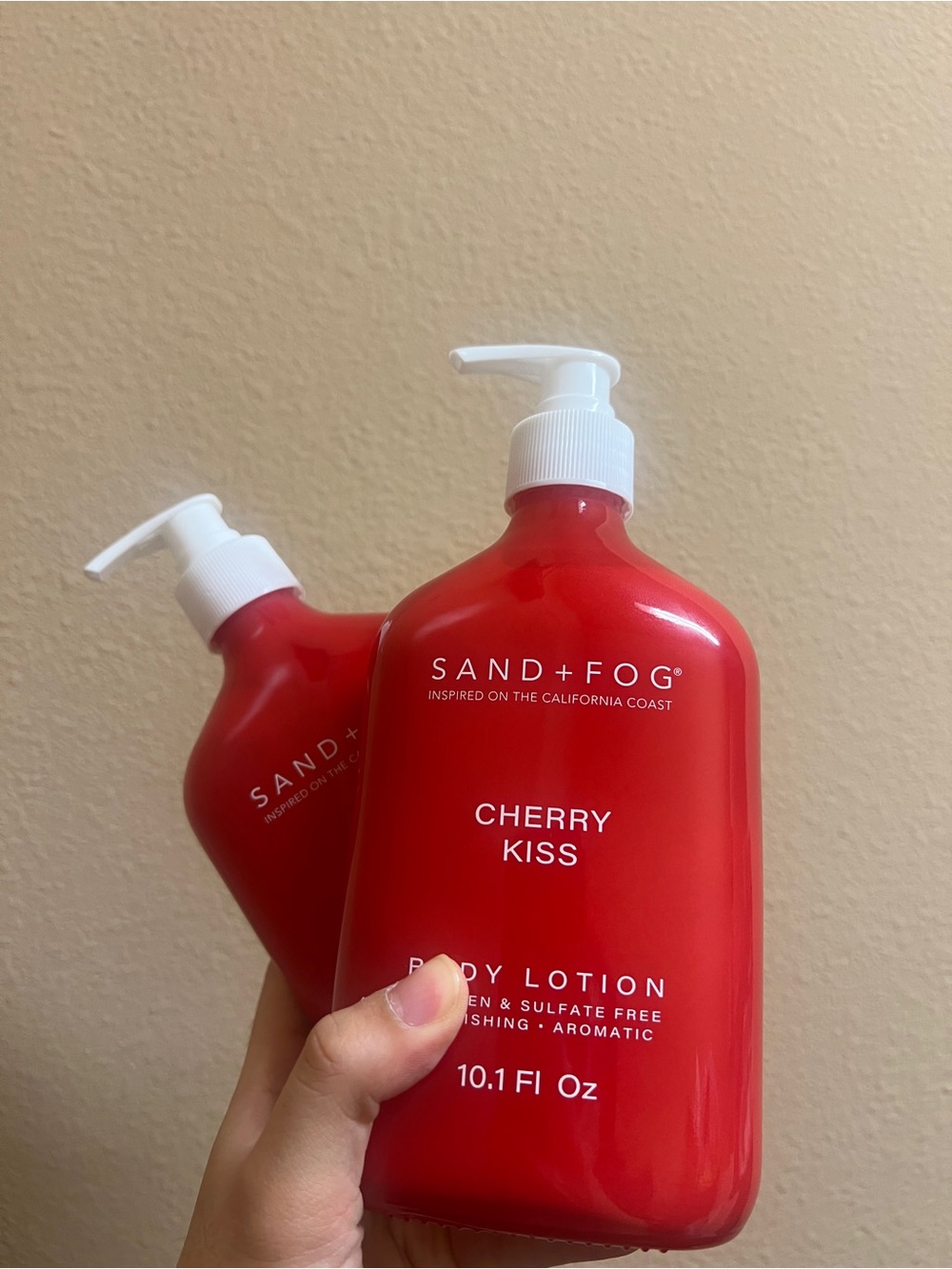 Sand + Fog Cherry Kiss Body Lotion x2